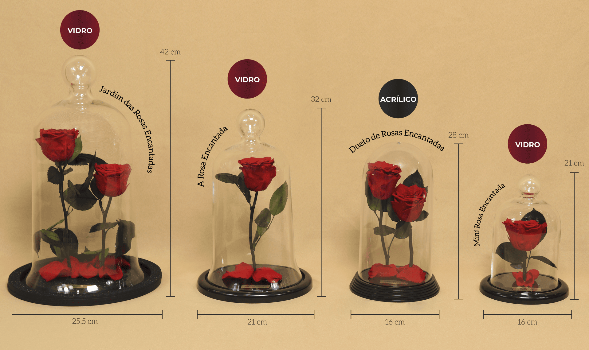 Cores de rosas encantadas
